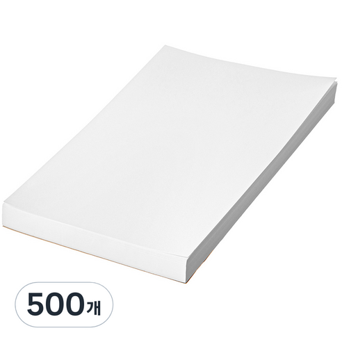 탐사 프리미엄 무지 상장용 백상지 160g, 화이트, 500개