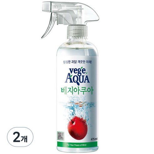 베지아쿠아 과일&야채 세정제, 475ml, 6개