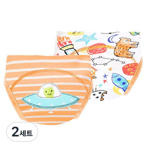 엠케이 순면 배변훈련팬티, G 우주선, 2세트
