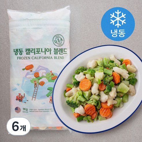 캘리포니아 블렌드 (냉동), 1kg, 6개