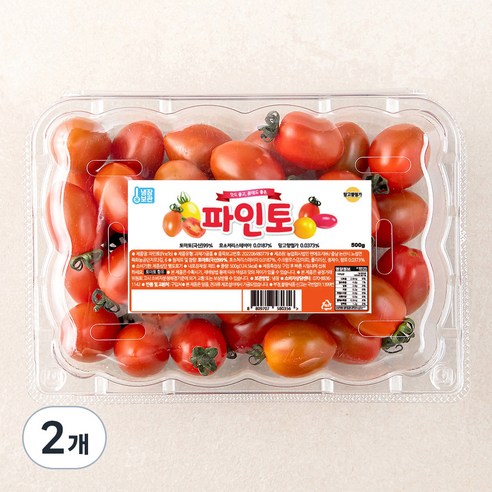 파인토 스테비아 대추방울토마토 500g x 2개 
과일