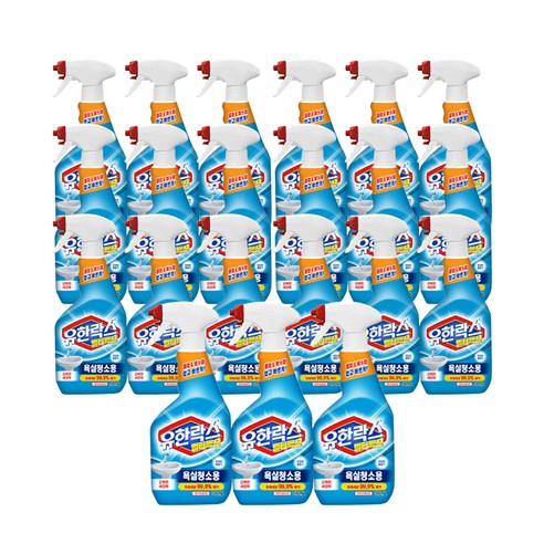 유한락스 멀티액션 욕실청소용 세정제, 510ml, 21개