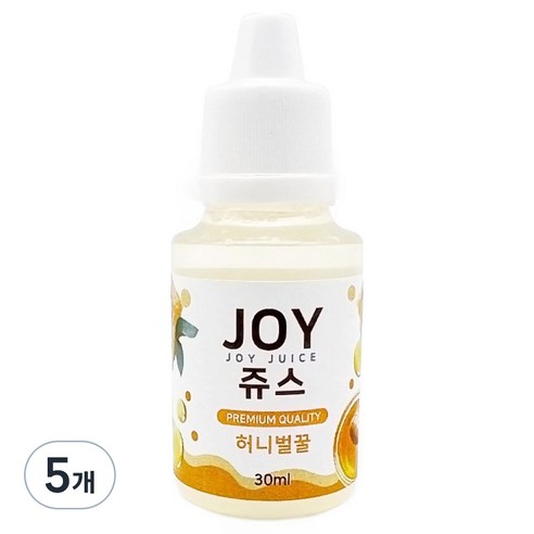 아로마조이 조이쥬스 슬라임 향료 30ml, 5개, 허니벌꿀