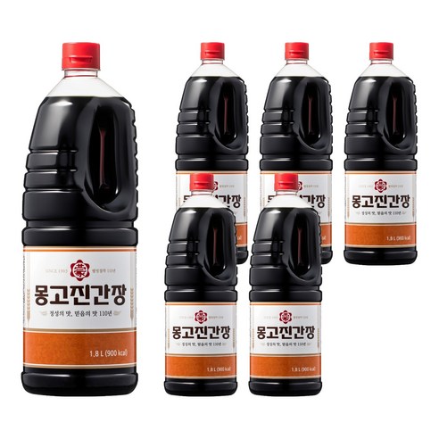 몽고진간장, 6개, 1.8L
