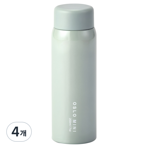오슬로 미니 텀블러, 그린, 200ml, 4개