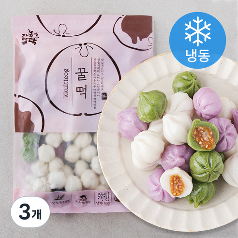 자농의뜨락 꿀떡 (냉동), 1kg, 3개
