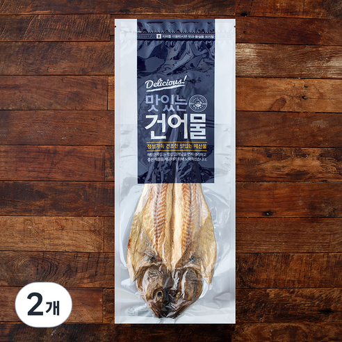 해맑은푸드 손질 황태포, 2개, 60g