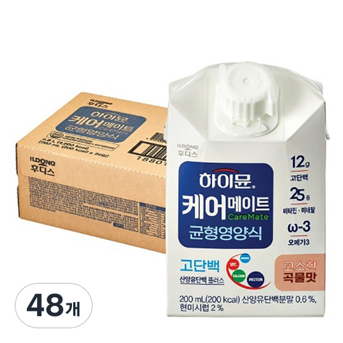 일동후디스 하이뮨 케어메이트 균형영양식, 48개, 200ml