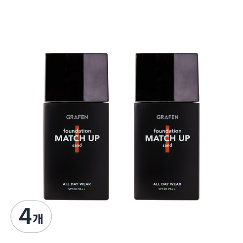 그라펜 매치업 파운데이션 40ml, 24 Sand, 4개