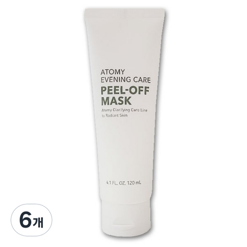 애터미 이브닝 케어 필오프 마스크, 6개, 120ml