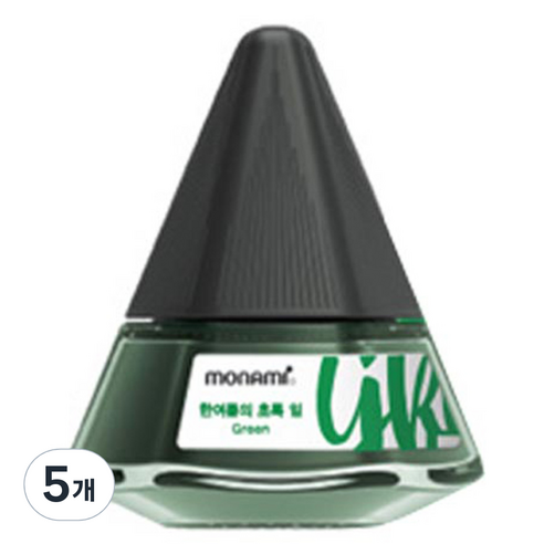 모나미 만년필 병잉크, 39 한여름의 초록 잎(Green), 5개