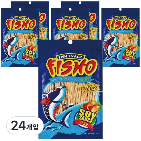 피쇼 간장맛 어포, 15g, 24개
