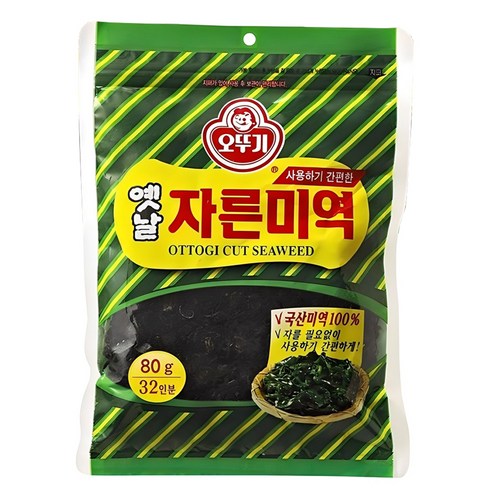 오뚜기옛날 자른미역, 80g, 1개