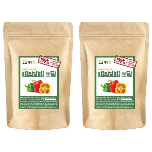 가루랑 파프리카 빨강 분말, 200g, 2개