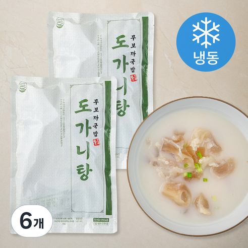 무보까국밥 도가니탕 (냉동), 580g, 6개