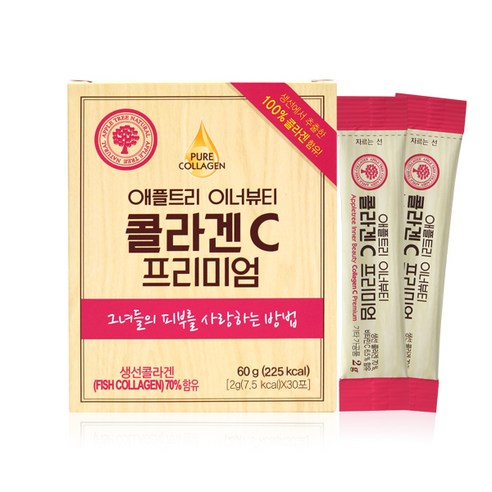 애플트리 이너뷰티 콜라겐C 프리미엄 콜라겐, 60g, 2개