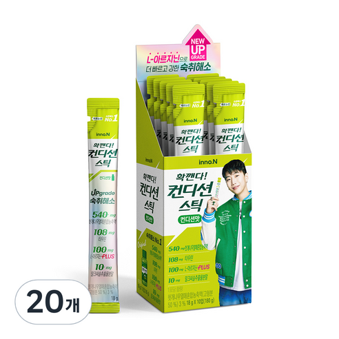 innoN 컨디션 숙취해소 스틱 컨디션맛 180g, 18g, 20개