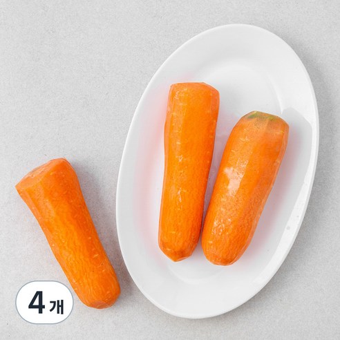 국내산 친환경 깐당근, 500g, 4개