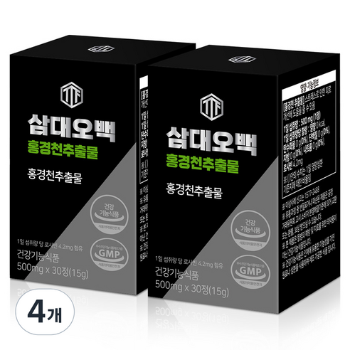 삼대오백 홍경천 추출물 30p, 30정, 4개