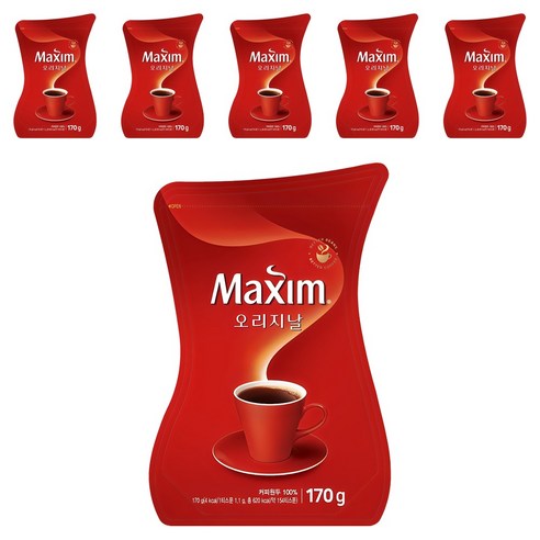 맥심 오리지날, 170g, 1개입, 6개