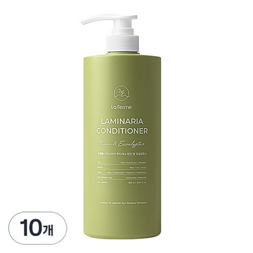 라페름 라미나리아 컨디셔너 파인 앤 유칼립투스향, 10개, 1000ml