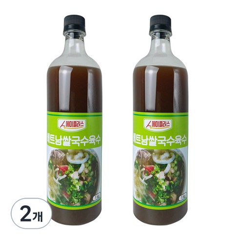 에이플러스 베트남쌀국수 육수, 1kg, 2개