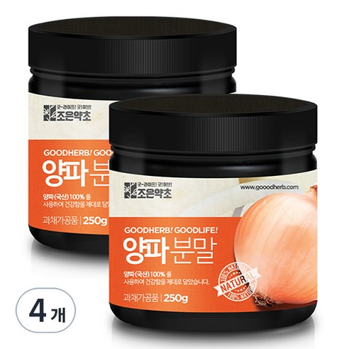 조은약초 양파가루, 250g, 4개