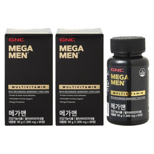 GNCMEGAMEN 멀티비타민 미네랄, 90정, 2개