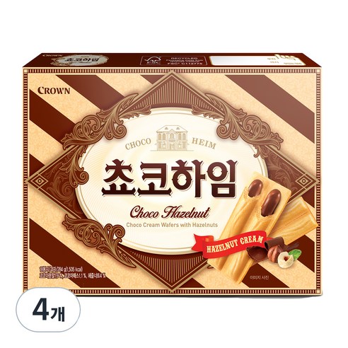 크라운 쵸코하임, 284g, 4개