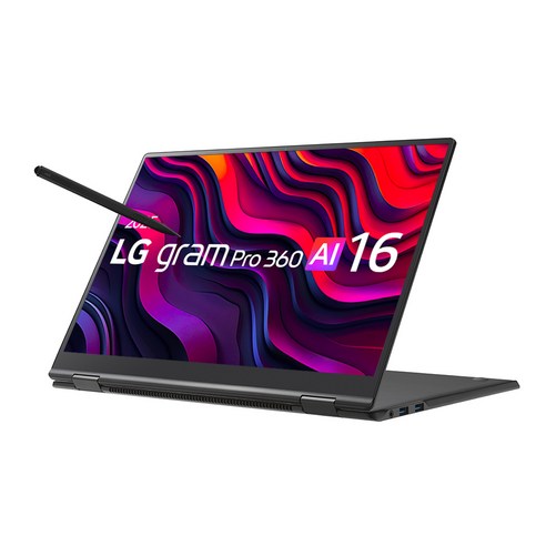혁신적인 미래를 담은 완벽한 동반자, LG 그램 Pro 360 AI 16