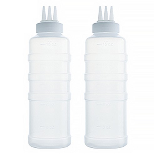 리빙패밀리 잘라쓰는 소스통 3구, 400ml, 2개