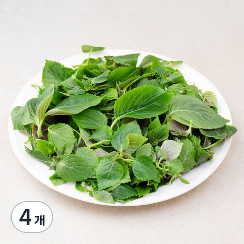 국내산 깻순, 300g, 4개