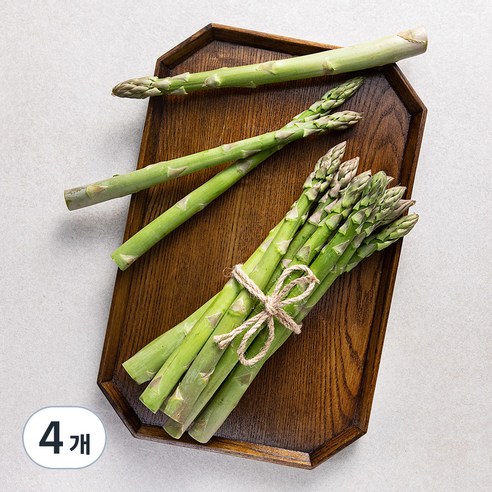 국내산 아스파라거스, 500g, 4개