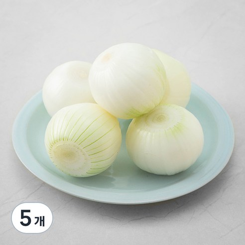 무안 깐양파, 1kg, 5개
