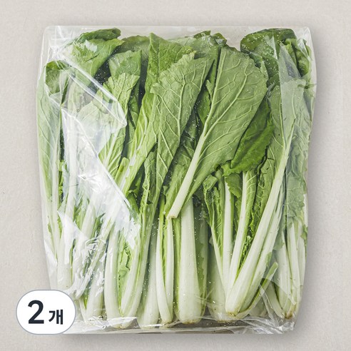국내산 얼갈이, 1kg, 2개