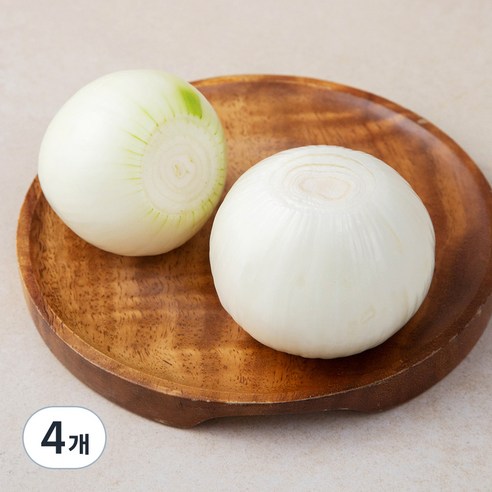 국내산 유기농 깐 양파 (햇), 500g, 4개