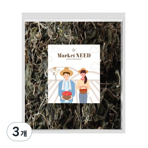 마켓니드 건다래순, 100g, 3개