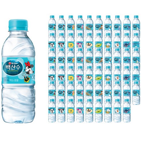 농심 백산수, 330ml, 120개