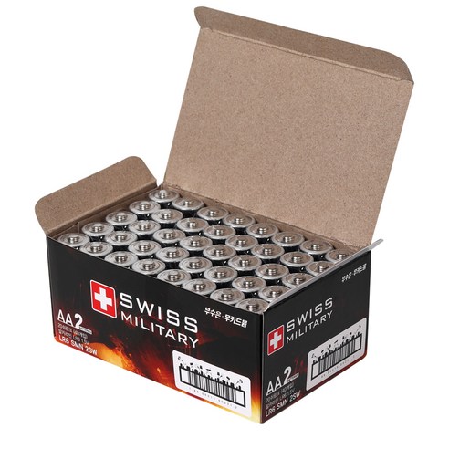 스위스밀리터리 알카라인 AA 건전지, 신뢰할 수 있는 선택