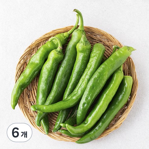 못생겨도 맛있는 오이맛고추, 300g, 6개