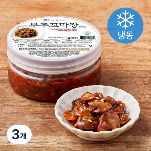 부추꼬막장 (냉동), 150g, 3개