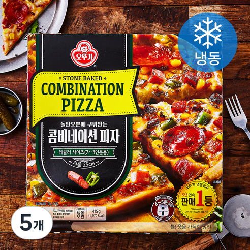 오뚜기 콤비네이션 피자 (냉동), 415g, 1개입, 5개