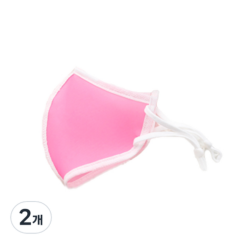 주누하우스 물놀이 워터 마스크 XL, 1개입, 2개, 핑크