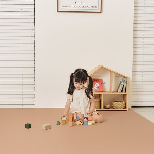 에코폼 맘편한매트 오리지널 퍼즐매트, 우디로즈, 24개