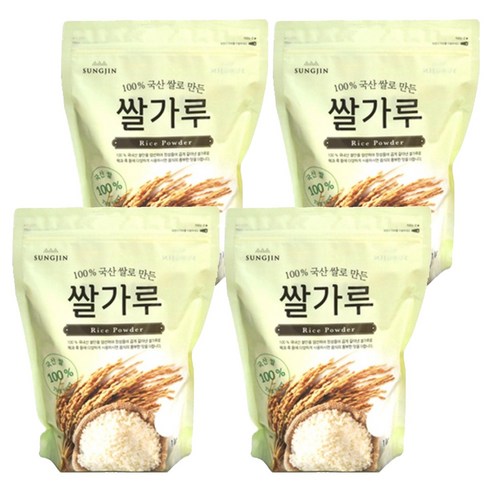 성진 쌀가루, 1kg, 4개