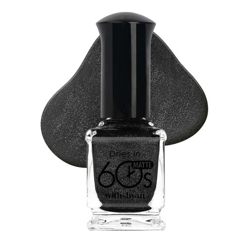 위드샨 60초 매니큐어 무광, M38 블랙홀, 9ml, 1개