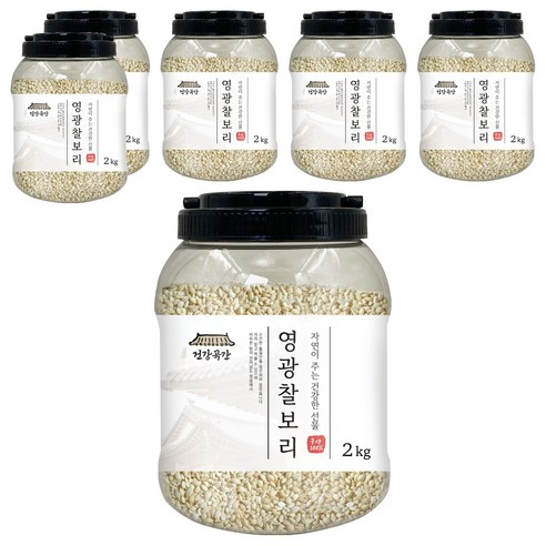 건강곡간 영광 찰보리, 2kg, 6개