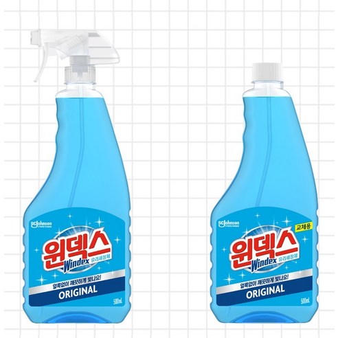 빛나는 투명함으로 일상을 풍요롭게, 윈덱스 유리세정제