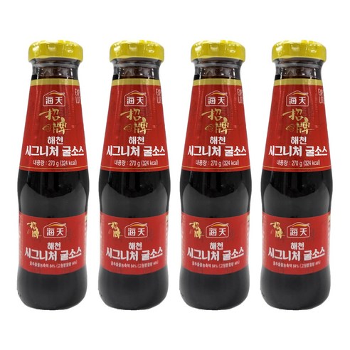 해천 시그니처 굴소스, 270g, 4개