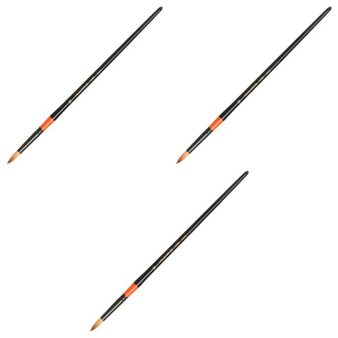 화홍 수채화붓 700, R 12호, 3개